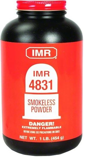 Picture of IMR 948311 4831 Smokeless Rifle Powder 1Lb Bottle State Laws Apply