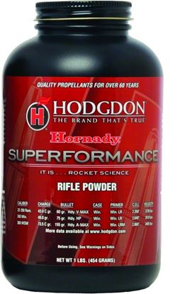 Picture of Hodgdon HSP1 Superformance Smokeless Rifle Powder, 1 lb, State Laws Apply