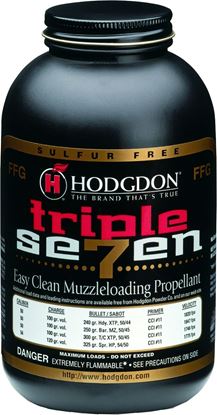 Picture of Hodgdon T72 Triple Seven Easy Clean Muzzleloading Granular Powder, FFg, 1 Lb, State Laws Apply