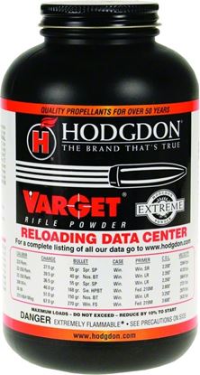 Picture of Hodgdon VAR1 Varget Extreme Smokeless Rifle Powder, 1 Lb, State Laws Apply