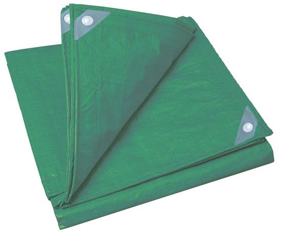 Picture of Stansport T-68 Rip Stop Tarp - 6 Ft X 8 Ft - Green