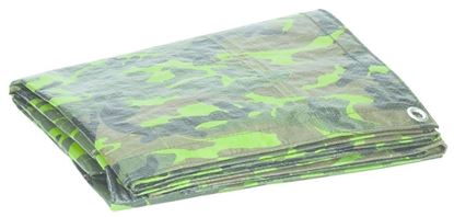 Picture of Stansport T-68-C Rip Stop Tarp - 6 Ft X 8 Ft - Woodland Camo