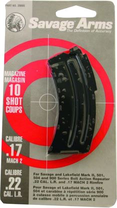 Picture of Savage 20005 Mark II Series Rimfire Magazine 22LR Blue 10Rd