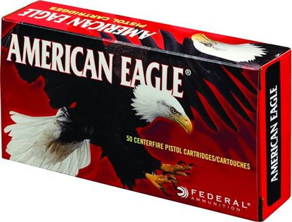 Picture of Federal AE380AP American Eagle Pistol Ammo 380 Auto 95Gr 50Rnd FMJ