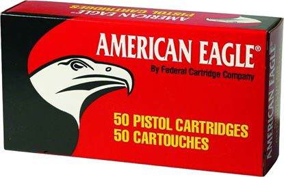 Picture of Federal AE9AP American Eagle Pistol Ammo 9mm Luger 124Gr 50Rnd FMJ