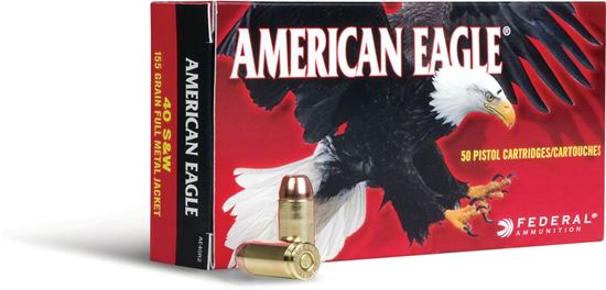 Picture of Federal AE9FP American Eagle Pistol Ammo 9mm Luger 147Gr 50Rnd FMJ FP
