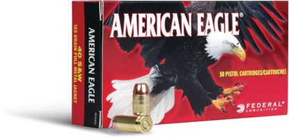 Picture of Federal AE9N2 American Eagle Pistol Ammo 9mm Luger 147Gr 50Rnd TMJ