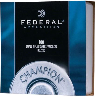 Picture of Federal 100 Small Pistol Primer, 100 Ct