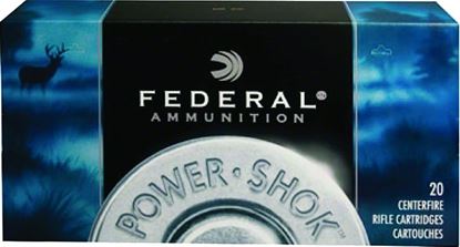 Picture of Federal 7RA Power-Shok Rifle Ammo 7MM REM MAG, SP, 150 Grains, 3110 fps, 20, Boxed