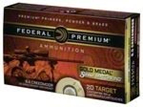 Picture of Federal GM65CRD1 Gold Medal Rifle Ammo 6.5 CREED, SMK BTHP, 140 Grains, 2675fps, 20, Boxed