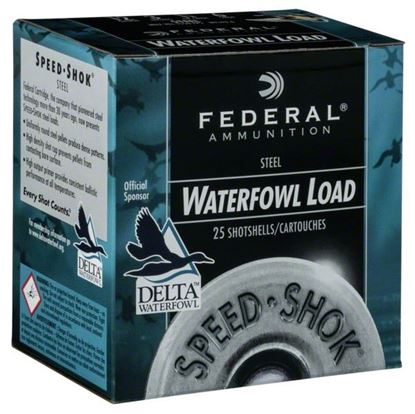Picture of Federal WF413-6 Speed Shok Waterfowl Shotshell 410 3" 3/8oz 6 25 Rnd per Box
