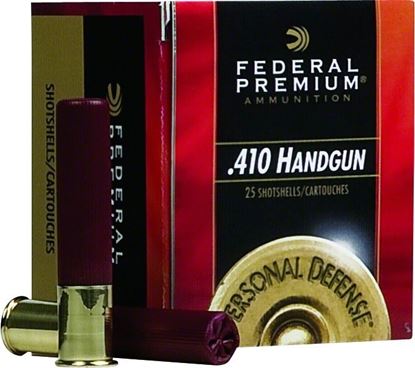 Picture of Federal PD412JGE4 Personal Defense Shotgun Ammo 410 GA, 2-1/2 in, No. 4, 7/16oz, 950 fps, 20 Rounds, Boxed