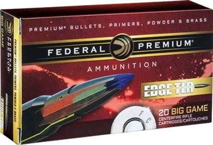 Picture of Federal P308ETLR175 Premium Edge TLR Rifle Ammo 308 WIN, 175 Grains, 2600fps, 20, Boxed