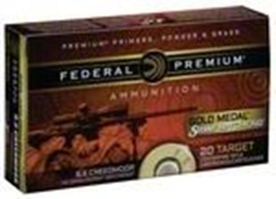 Picture of Federal GM6CRDBH1 Gold Medal Rifle Ammo 6MM Creedmoor 105 Grain Berger Hybrid Boat Tail Hollow Point 20 Rnd Per Box