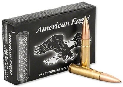 Picture of Federal AE300BLKSUP2 American Eagle Rifle Ammo 300 AAC, OTM, 220 Grains, 1000 fps, 20, Boxed