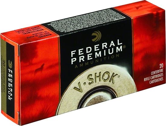 Picture of Federal P204C Premium Vital-Shok Rifle Ammo 204 RUG, NBT, 40 Grains, 3650 fps, 20, Boxed