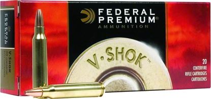 Picture of Federal P270TT1 Premium Vital-Shok Rifle Ammo 270 WIN, Trophy Bonded Tip, 130 Grains, 3060 fps, 20, Boxed