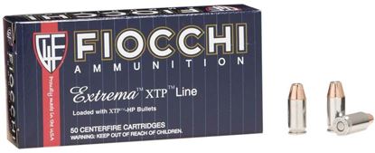 Picture of Fiocchi 380XTP25 Extrema XTP Line Pistol Ammo 380 ACP, XTP JHP, 90 Gr, 975 fps, 25 Rnd, Boxed
