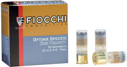 Picture of Fiocchi 12HV9 High-Velocity Shotshell 12 GA, 2-3/4 in, No. 9, 1-1/4oz, '3-3/4 Dr, 1330 fps, 25 Rnd per Box