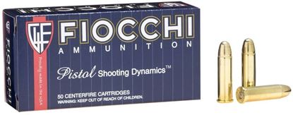 Picture of Fiocchi 38A Shooting Dynamics Pistol Ammo 38 SPL, FMJ, 130 Gr, 950 fps, 50 Rnd, Boxed