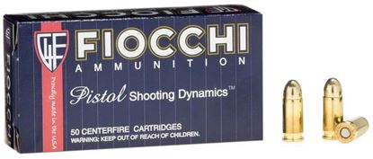 Picture of Fiocchi 32AP Shooting Dynamics Pistol Ammo 32 ACP, FMJ, 73 Gr, 1000 fps, 50 Rnd, Boxed