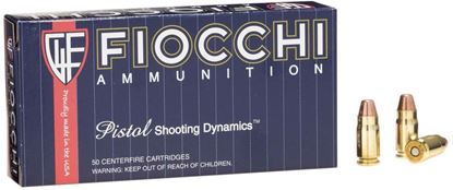 Picture of Fiocchi 357SIGAP Shooting Dynamics Pistol Ammo 357 SIG, FMJ, 124 Gr, 1350 fps, 50 Rnd, Boxed