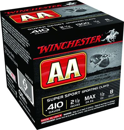 Picture of Winchester AASC418 AA Shotshell 410 GA 2-1/2" 1/2oz 25Rnd Super Sport 1300FPS