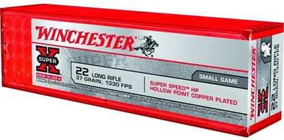 Picture of Winchester X22LRHSS1 Super-X Rimfire Ammo 22 LR, HP, 37 Grains, 1330 fps, 100 Rounds, Boxed