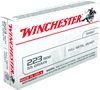 Picture of Winchester USA223R1 Best Value USA Rifle Ammo 223 REM, FMJ, 55 Grains, 3240 fps, 20, Boxed