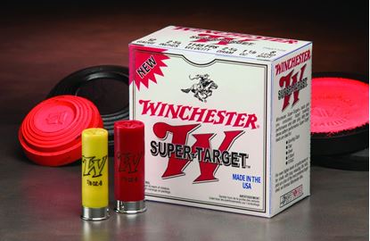 Picture of Winchester TRGT128 Super-Target Shotshell 12 GA, 2-3/4 in, No. 8, 1-1/8oz, 2-3/4 Dr, 1145 fps, 25 Rnd per Box