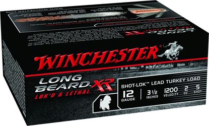 Picture of Winchester STLB12L5 Long Beard XR Shotshell 12 GA, 3-1/2 in, No. 5, 2oz, 1200 fps, 10 Rnd per Box
