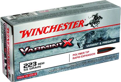 Picture of Winchester X223P1 Super-X Rifle Ammo 223 REM, Varmint X, 40 Grains, 3700 fps, 20, Boxed
