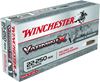 Picture of Winchester X22250PXL Super-X Rifle Ammo 22-250 REM, Varmint X, 55 Grains, 3680 fps, 40, Boxed