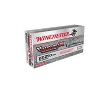 Picture of Winchester X22250PLF Varmint X Lead Free 22-250 Remington 38gr. Lead Free Hollowpoint -20 rounds per box