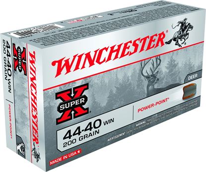 Picture of Winchester X4440 Super-X Rifle Ammo 44-40 , SP, 200 Grains, 1190 fps, 50, Boxed
