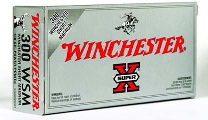 Picture of Winchester X300WSM1 Super-X Rifle Ammo 300 WSM, Power-Point, 150 Grains, 3270 fps, 20, Boxed