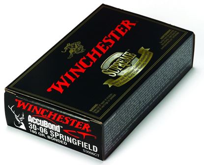 Picture of Winchester S3006CT Supreme Rifle Ammo 30-06 SPR, AccuBond-CT, 180 Grains, 2750 fps, 20, Boxed