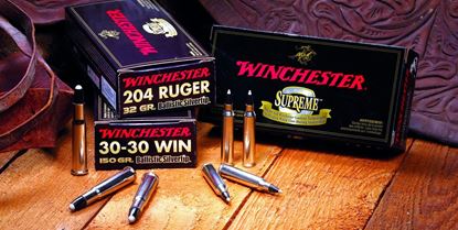 Picture of Winchester SBST223B Supreme Rifle Ammo 223 REM, BST, 55 Grains, 3240 fps, 20, Boxed