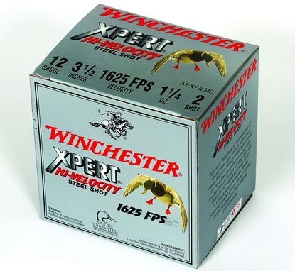 Picture of Winchester WEX12LM2 Super-X Xpert Shotshell 12 GA, 3-1/2 in, No. 2, 1-1/4oz, 1625 fps, 25 Rnd per Box