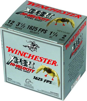 Picture of Winchester WEX123M2 Super-X Xpert Shotshell 12 GA, 2-3/4 in, No. 2, 1-1/8oz, 1500 fps, 25 Rnd per Box