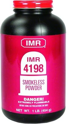 Picture of IMR 941981 4198 Smokeless Rifle Powder 1Lb Bottle New Pkg State Laws Apply