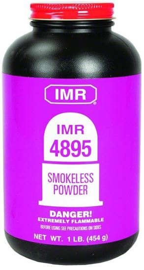 Picture of IMR 948951 4895 Smokeless Rifle Powder 1Lb Bottle New Pkg State Laws Apply