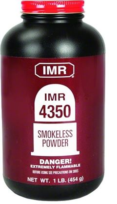 Picture of IMR 943501 4350 Smokeless Rifle Powder 1Lb Bottle New Pkg State Laws Apply