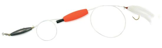 Sea Striker FlounderFluke Rig No Float, 30 Lb Mono, Plain Hook F3M