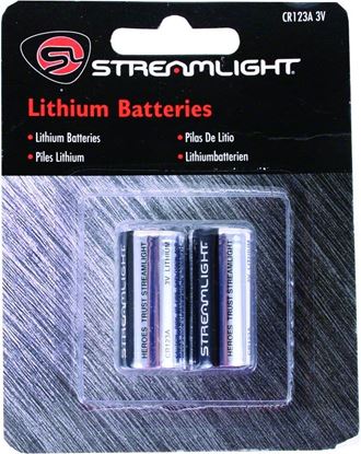 Picture of Streamlight 85175 Lithium Photo Batteries CR123A 2PK