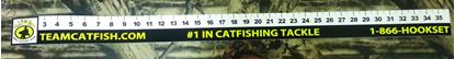 Picture of Team Catfish Vinyl Fish Ruler Decal