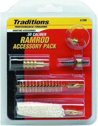Picture of Traditions A1205 Ramrod Acces Pack 50Cal 5 Tips 10/32