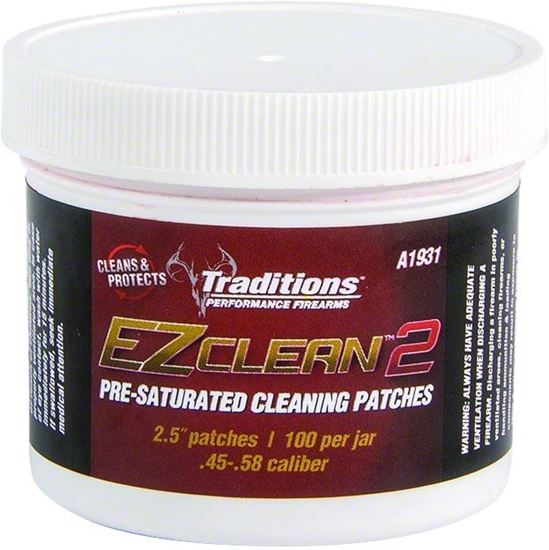Picture of Traditions A1931 EZ Clean, 2 Pre-Saturated Cleaning Patches 2.5" 100/Jar