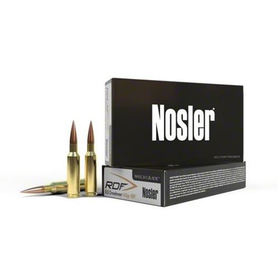 Picture of Nosler 60115 Match Grade Rifle Ammo, 6.5 Creedmoor 140gr RDF HPBT (20 ct.)