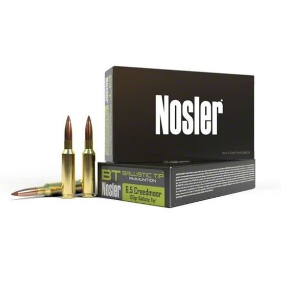 Picture of Nosler 42050 BT Ballistic Tip Rifle Ammo, 6.5mm Creedmoor 120gr (20 ct.)